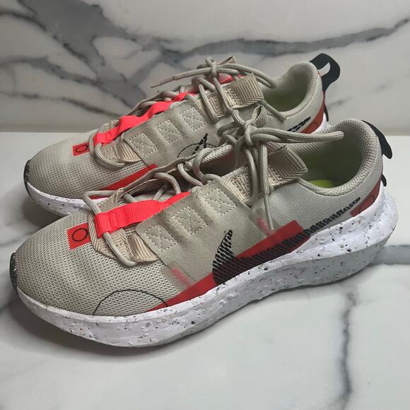 Nike Women's Light Bone Athletic Running Shoes Crater Impact Sneakers Sz 7.5 - Picture 3 of 8